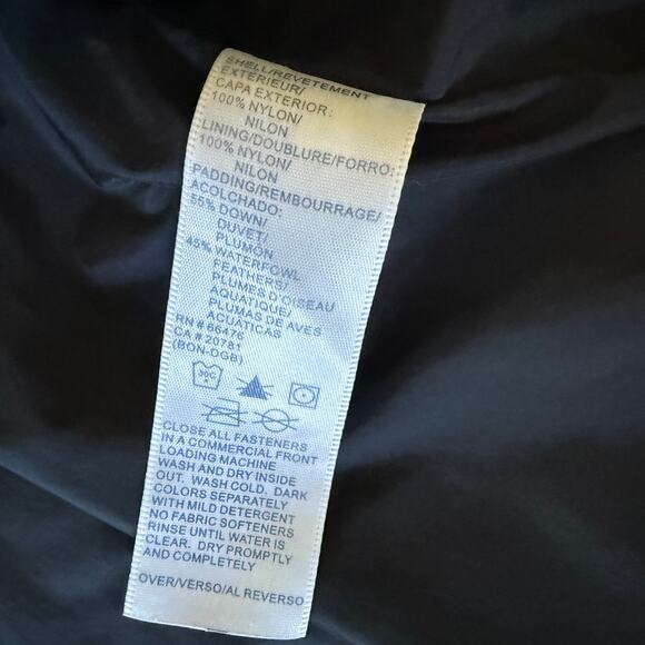 Y2K Tommy Hilfiger Jeans Navy Down Puffer Jacket Coat Mens Small Retro Patriotic - Picture 8 of 10